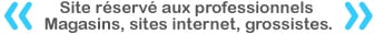 Site réservé aux professionnels, magasins, sites internet,grossistes