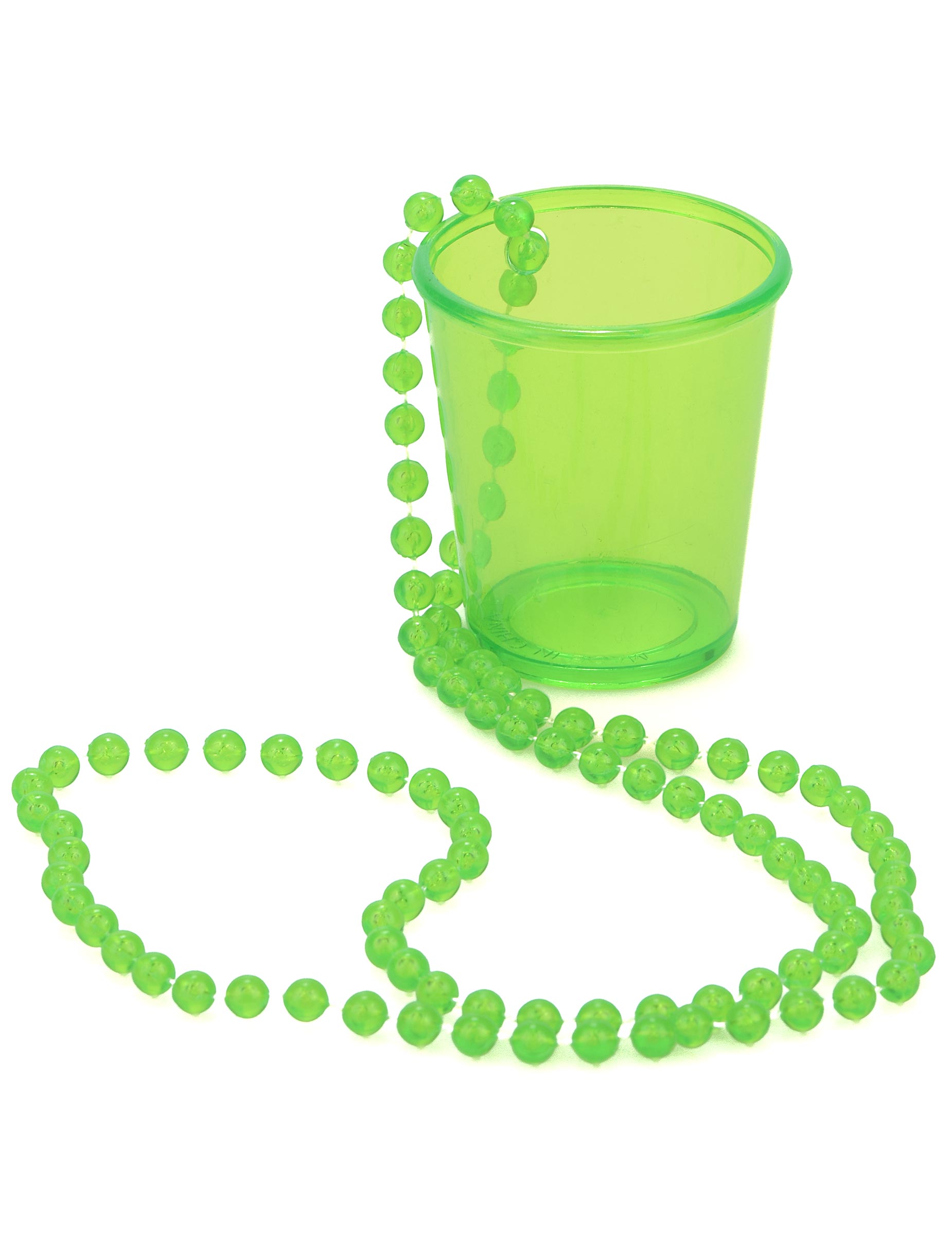 6 Colliers LED Saint Patrick - Trèfle Et Bière Lumineux - Accessoire Fête Déguisement Adulte Enfant