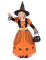 Déguisement sorcière orange fille Halloween