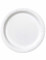 16 assiettes en carton blanches 23 cm jetables rondes