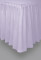 Jupe de table lavande en plastique 73 x 426 cm