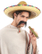 Sombrero mexicain jaune adulte