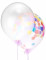 Ballon en latex transparent géant 47 cm à garnir
