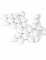 Dragées mini coeur chocolat couleur blanc 250 gr mariage communion