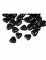 Dragées mini coeur chocolat couleur noir 250 gr pour communion