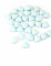 Dragées mini coeur chocolat couleur bleu clair 250 gr pour communion