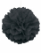 Boule décorative noire de 40 cm