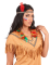 Collier indien à plumes