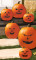 6 décorations visages pour citrouilles à coller, Halloween noir