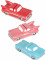 Marque place voiture américaine 7 x 3 cm aléatoire style vintage