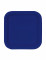 16 petites assiettes en carton carrées bleu marine 18 cm pour dessert