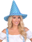 Chapeau Bavarois bleu et blanc adulte