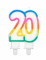 Bougie d'anniversaire chiffre 20