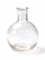 Petit vase boule en verre épais 10 cm