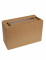 Tirelire en carton valise kraft 24 x 16 x 10 cm pour mariage