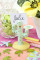 Mise en situation avec carton nominatif du marque place en résine cactus pour table mexicaine