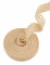 Ruban dentelle ivoire 3 m, largeur 12 mm