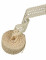 Ruban dentelle ivoire 22 mm x 3 m pour décoration vintage