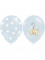 6 ballons en latex éléphants bleus 30 cm biodégradables