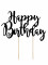 Décoration pour gâteau Happy birthday 23 x 20 cm