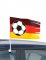 Car Flag Soccer Merchandise black-red-yellow 45x30cm