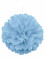 Pompon bleu pastel en papier 40 cm pour décoration de mariage