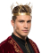 Couronne roi médiéval or adulte