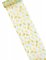 Chemin de table intissé ananas blanc et jaune 15 cm x 5 m