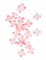 24 décorations de table pétales de fleurs roses artificiels 3 cm