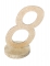 Centre de table chiffre 8 bois pailleté champagne 20 cm décoration fête