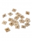60 lettres alphabet en bois façon scrabble 2 cm pour décoration de table