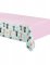 Nappe en plastique chats bleue et rose 137 x 259 cm pour anniversaire