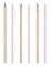 16 bougies géantes rose et doré métallique 18 cm avec bobèches