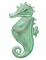 Ballon aluminium hippocampe 96 cm décoration anniversaire sirène