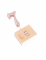 Bougie d'anniversaire chiffre 7 rose gold 4,3 cm métallisée