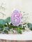 Mise en scène décorative de la bougie d anniversaire chiffre 6 princesse
