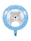 Ballon en aluminium petit ours gris 45,7 cm pour baby shower