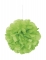 3 pompons à suspendre en papier vert citron 22 cm pour décoration