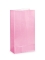 12 sacs à cadeaux en papier rose pastel 25 x 9 cm