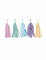 Guirlande fanions papiers happy birthday pastel de 3 mètres