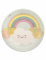 8 assiettes en carton petit nuage 23 cm arc-en-ciel