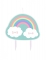 Bougie d'anniversaire petit nuage arc-en-ciel