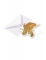 8 cartons d'invitation avec enveloppes grands dinosaures tricératops