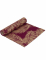 Chemin de table lin marsala fougères cuivrées chic et pailleté 28 cm x 5 m