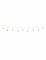 Guirlande de plumes blanches et dorées 13,5 cm x 1,6 m déco mariage