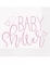 16 serviettes en papier baby shower roses et blanches 33 x 33 cm fille