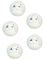 10 pastilles décoratives en verre renard bleues 2,5 cm pour baby shower