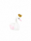 Vue de profil d une des figurines en résine cygne pour baby shower