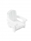 Marque place en résine chaise de plage blanche 4 x 4,5 cm déco table
