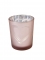 Photophore en verre cœur rose gold 6,8 x 5,8 cm décoration mariage